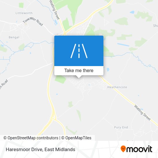 Haresmoor Drive map