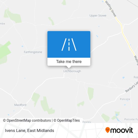 Ivens Lane map