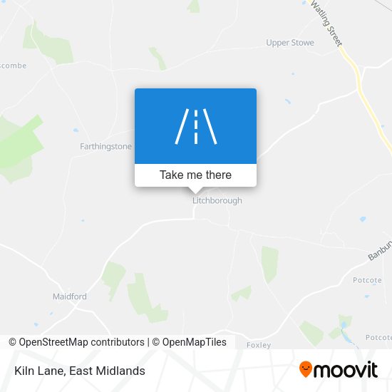 Kiln Lane map