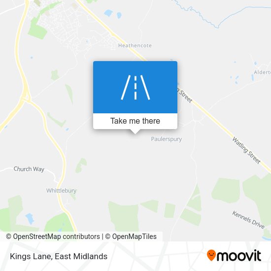 Kings Lane map
