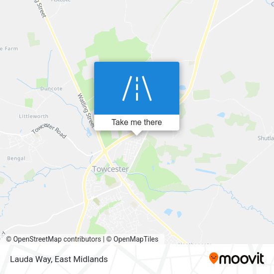 Lauda Way map