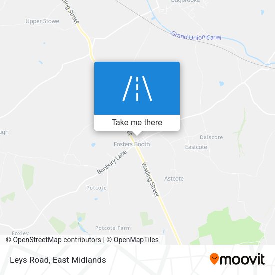 Leys Road map