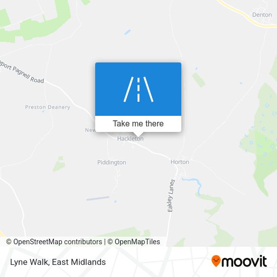 Lyne Walk map