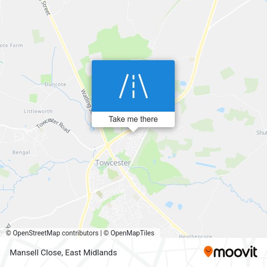 Mansell Close map