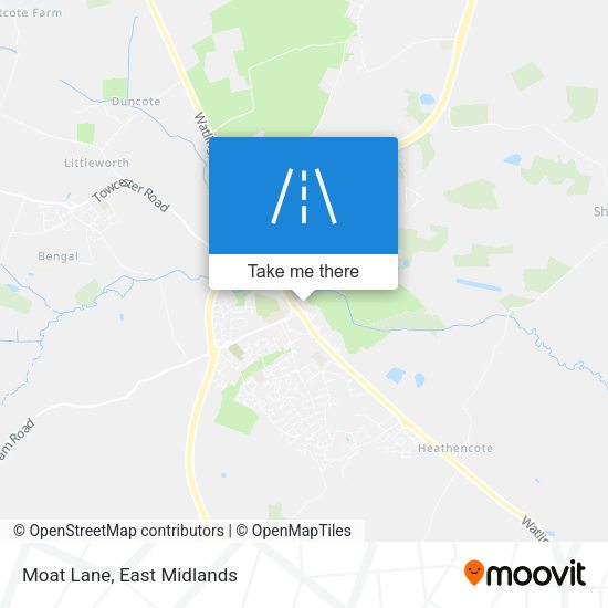 Moat Lane map