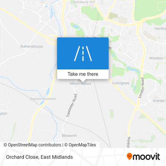 Orchard Close map