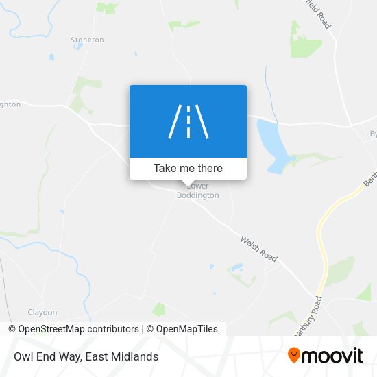 Owl End Way map