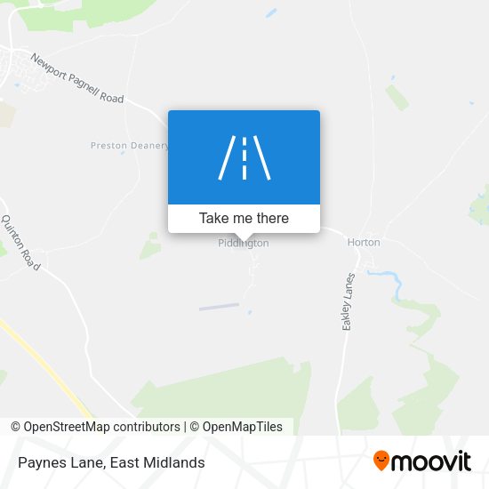Paynes Lane map