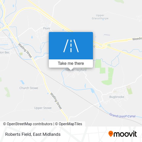 Roberts Field map