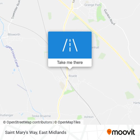 Saint Mary's Way map