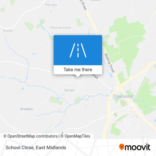 School Close map