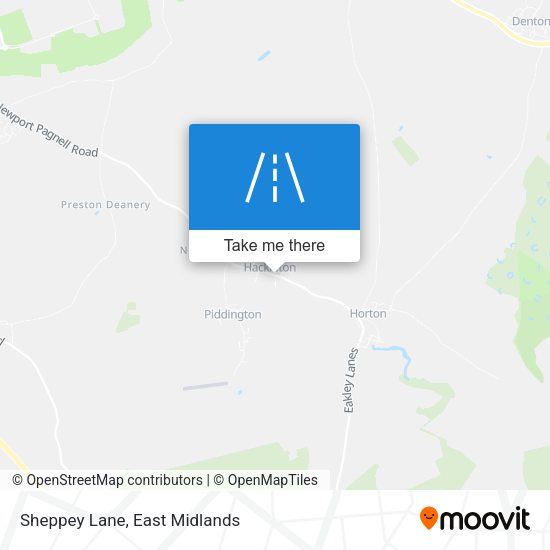 Sheppey Lane map