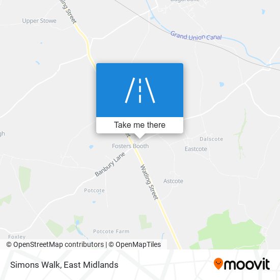 Simons Walk map