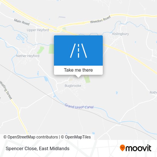Spencer Close map