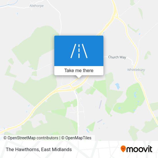The Hawthorns map