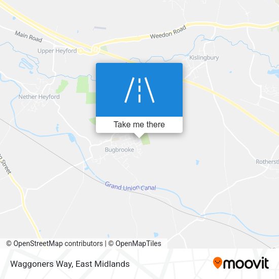 Waggoners Way map