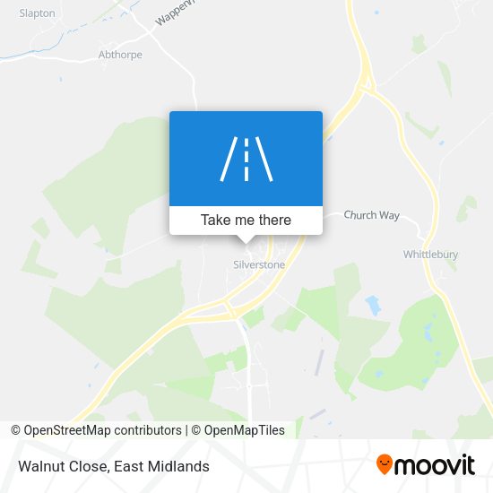 Walnut Close map