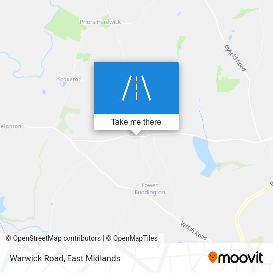 Warwick Road map