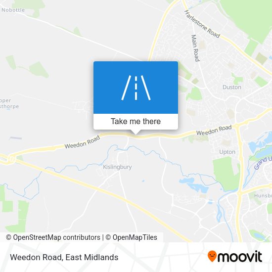 Weedon Road map