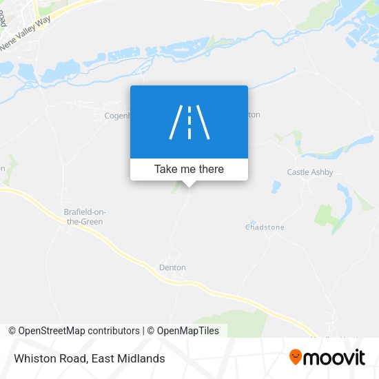 Whiston Road map