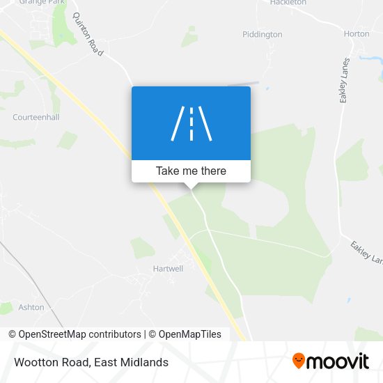 Wootton Road map