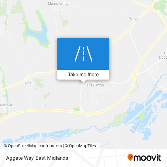 Aggate Way map
