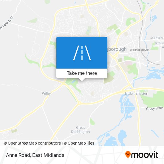 Anne Road map