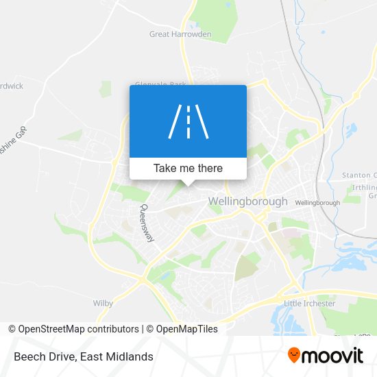 Beech Drive map
