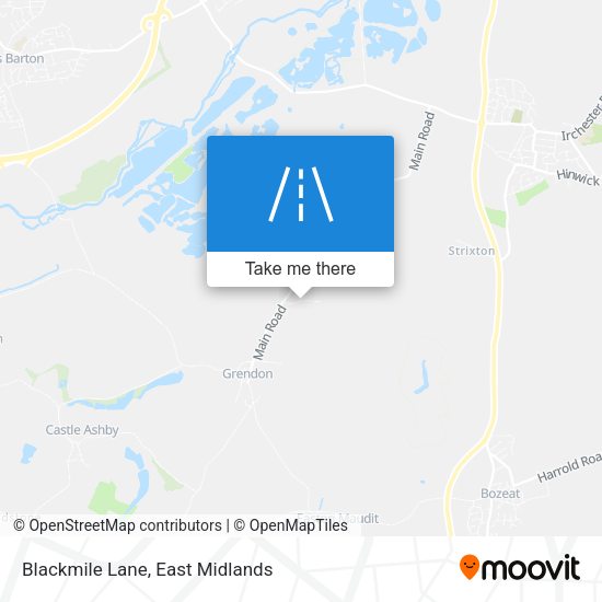 Blackmile Lane map