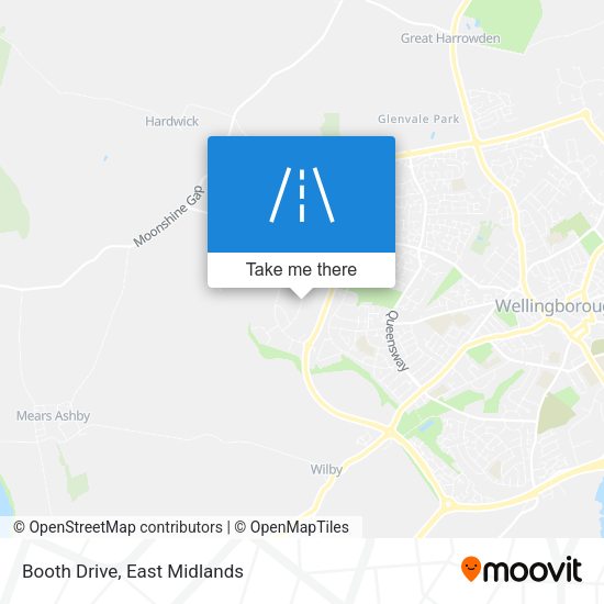 Booth Drive map