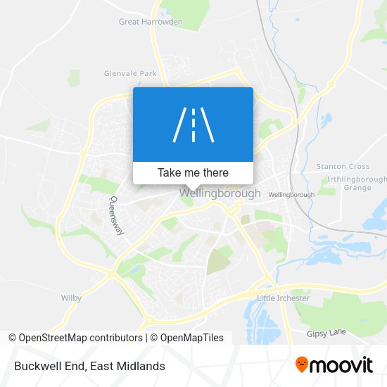 Buckwell End map