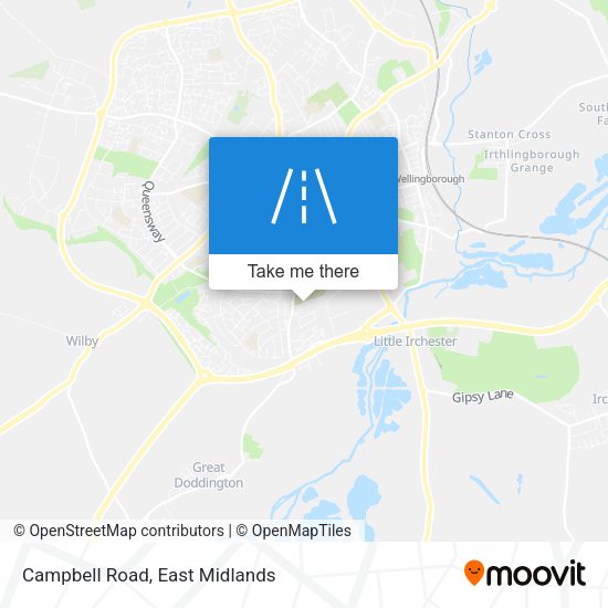 Campbell Road map