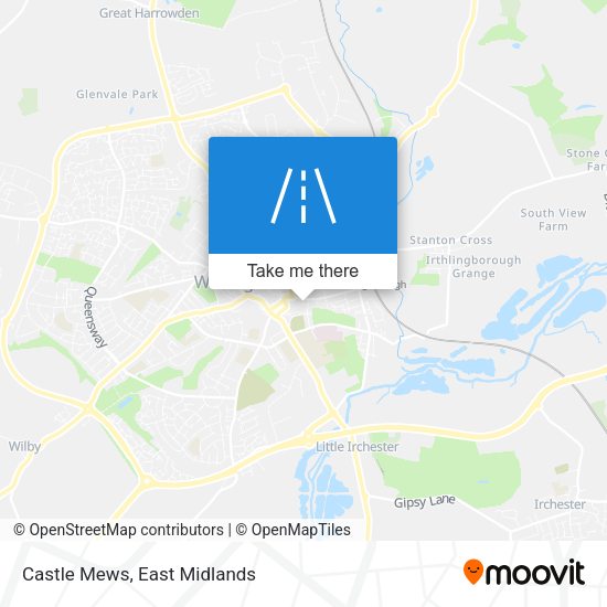 Castle Mews map
