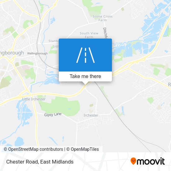 Chester Road map
