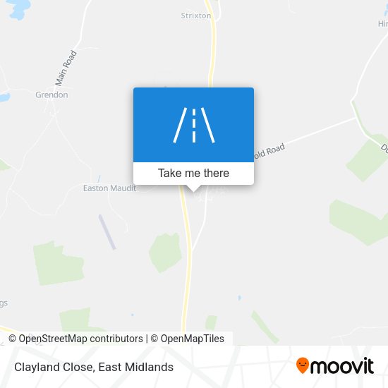 Clayland Close map