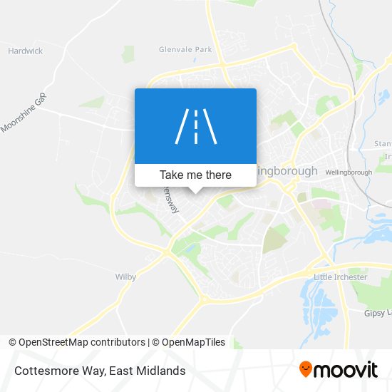 Cottesmore Way map