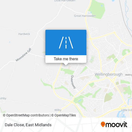 Dale Close map