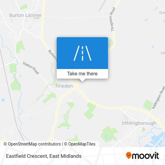 Eastfield Crescent map