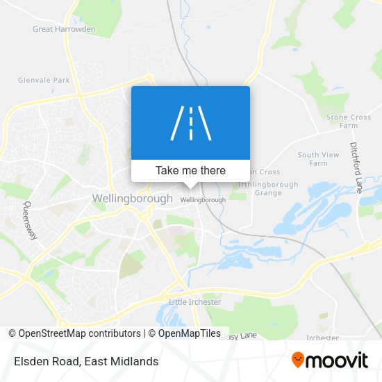 Elsden Road map