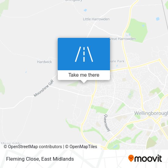 Fleming Close map