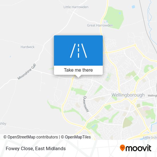 Fowey Close map