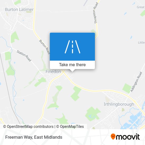 Freeman Way map