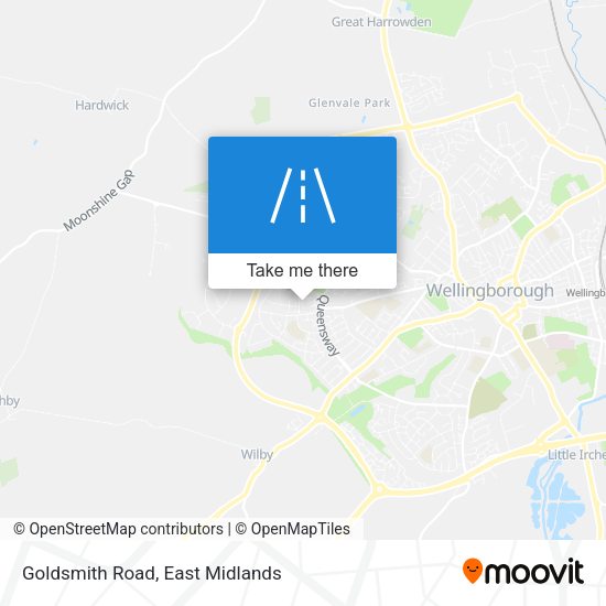 Goldsmith Road map