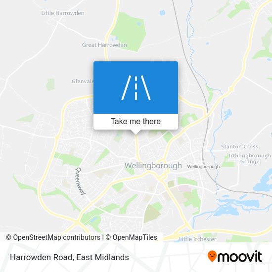 Harrowden Road map