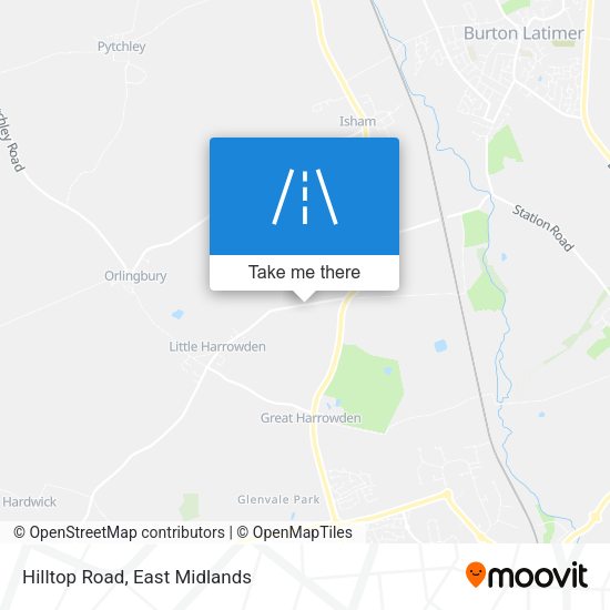 Hilltop Road map
