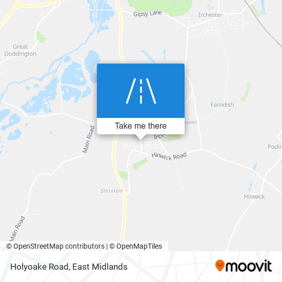 Holyoake Road map