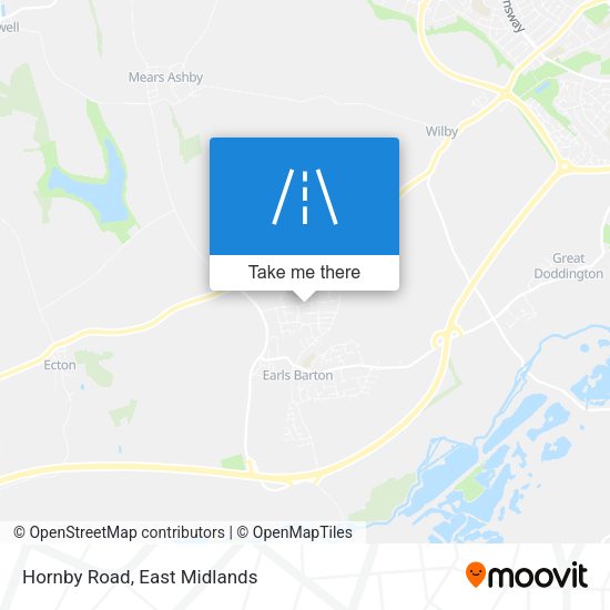 Hornby Road map