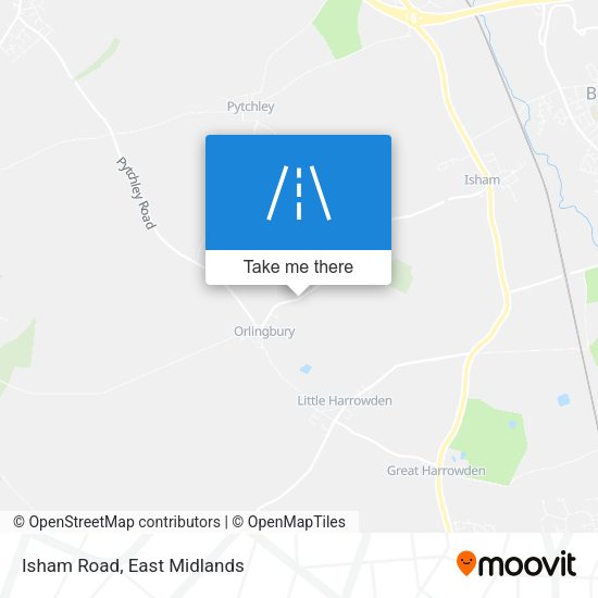 Isham Road map