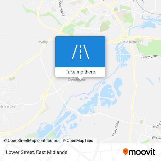 Lower Street map