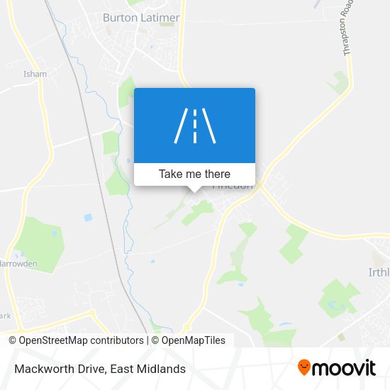 Mackworth Drive map